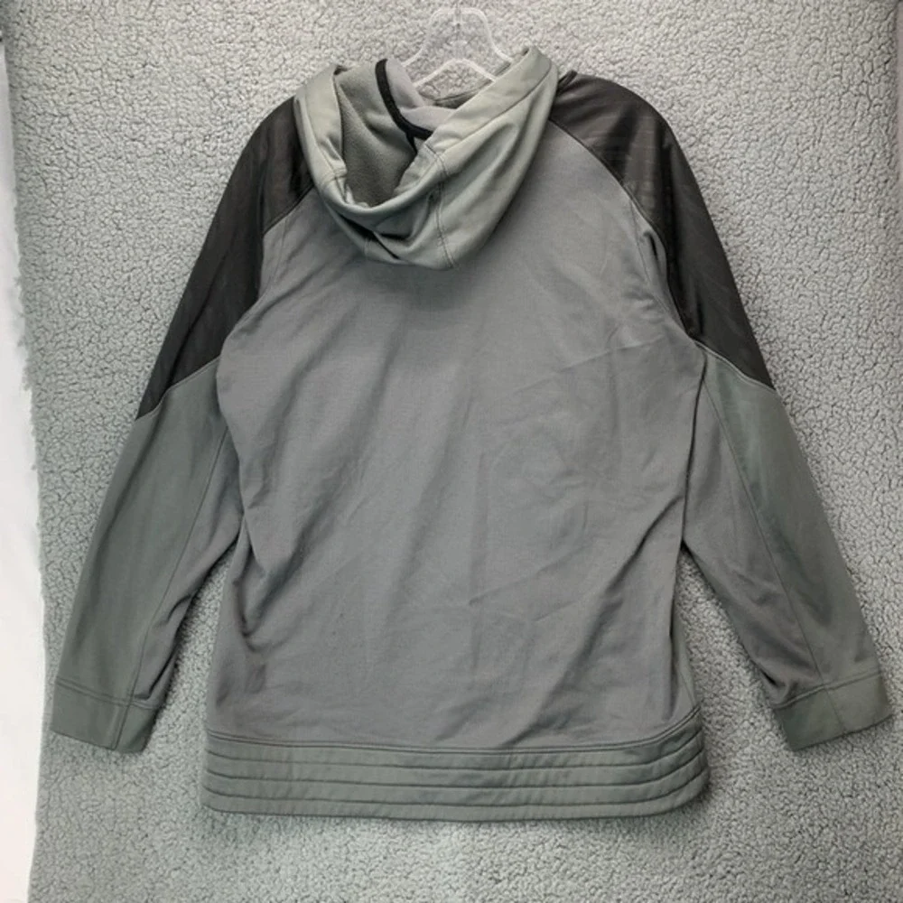 Nike Elite Therma-Fit Hoodie Men's Size M Gray Pullover Sweatshirt Athletic